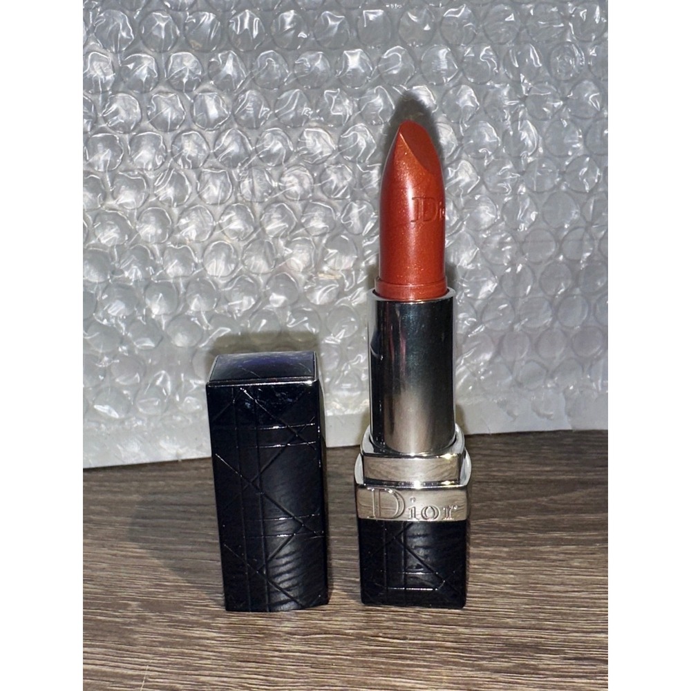 Christian Dior Rouge Dior Lipstick 555 Rose Dolce Vita Pink Shimmer discontinued